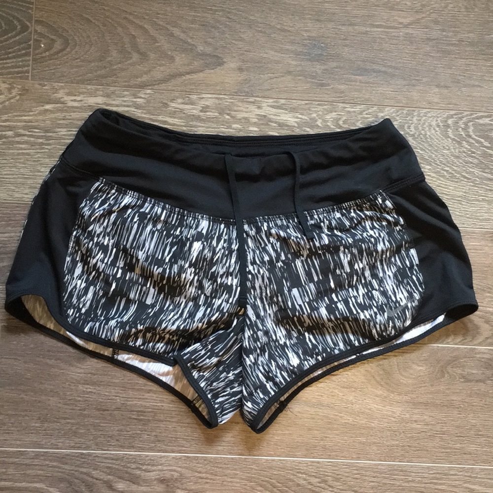 black and grey nike shorts